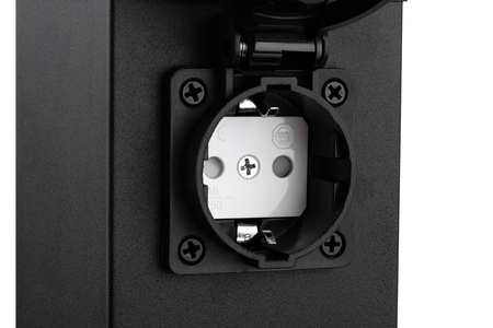 Gartenpfosten IBERI Outdoor Standing 230V 40cm 4x Netzsteckdose LUMILED