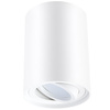 Halogen-Aufbauleuchte, Aufbauspot 115mm Runde Tube AMAT-L+LED GU10 6W 4000K LUMILED