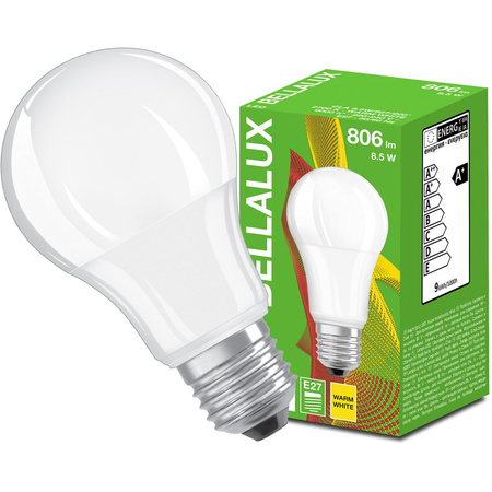 LED-Lampe E27 A60 8.5W = 60W 806lm 2700K Warm 200° BELLALUX