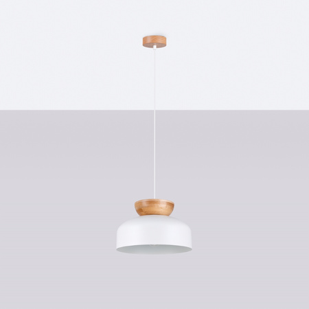 MARION E27 Weiß Skandinavische Pendelleuchte SOLLUX