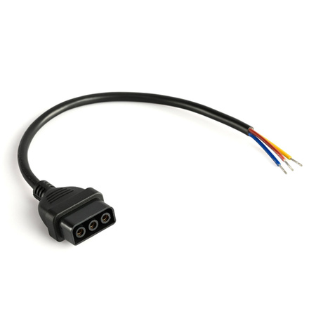 Netzstecker 30cm 230V Schwarz VL-BNL02-F01B VIDEX