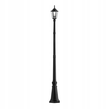 Garten-Stehlampe LED-Mast 229cm E27 dekorative Laterne für den Außenbereich