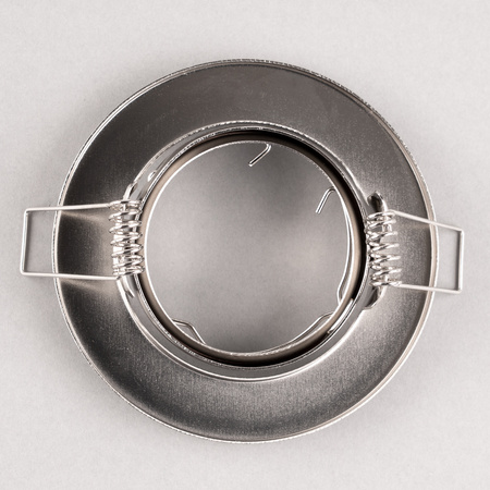 Einbaustrahler GU10, MR16 Einbauspot HALOGEN Runde beweglich Satin Blech AURELI LUMILED