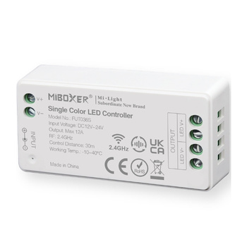 Dimmer Controller Empfänger LED Mono für Lichtbänder 12-24V DC 12A FUT036S MI-LIGHT