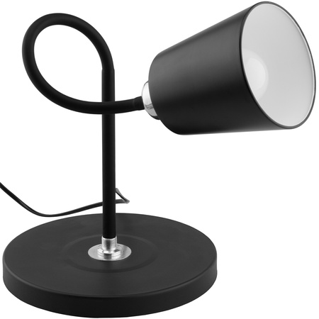 LED E27 Schwarz mit höhenverstellbarer Tischleuchte Kalso Lumiled