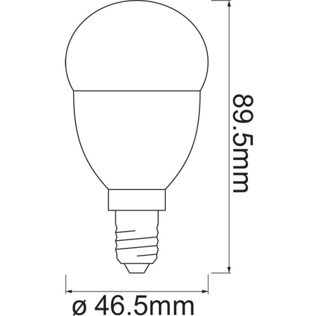 E14 P45 4.9W 470lm CCT LEDVANCE SMART+ ZigBee dimmbare LED Lampe