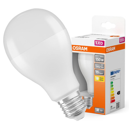 LED Leuchtmittel E27 A60 19W = 150W 2452lm 2700K Warm 200° OSRAM STAR