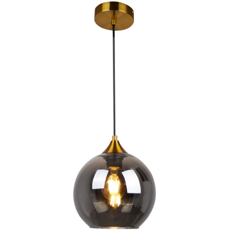 Decke Hängelampe E27 Gold Grau Damar Sanico Goldlux