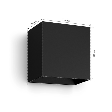 LED-Fassadenwandleuchte Resonate 8W IP44 CCT RGB PHILIPS HUE