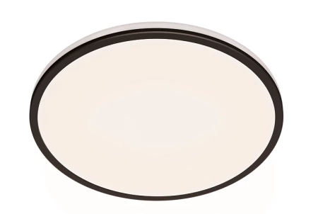 Plafond LED-Anbauleuchte OZZIET 22W 4000K 40cm Schwarz Rund PHILIPS