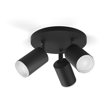 Philips HUE Weiß und Farbe Ambiance Fugato Lampe 3x4.2W Bluetooth Zigbee