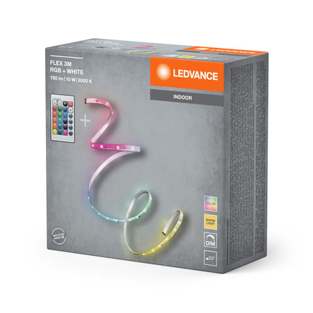 LED-Streifen 10W 3000K Warm RGBw Pilot 3M Flex Ledvance