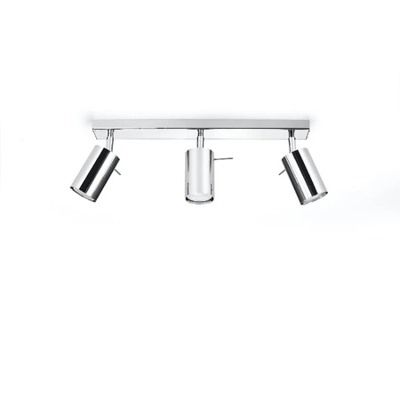 Anbauleuchte RING 3L 3xGU10 Reflektor Halogen Beweglich Minimalistisch Chrom SOLLUX