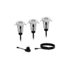 Set mit 3x SPORE GardenLink 1W 24V 2700K IP67 PHILIPS LED Bodeneinbau-Gartenleuchte