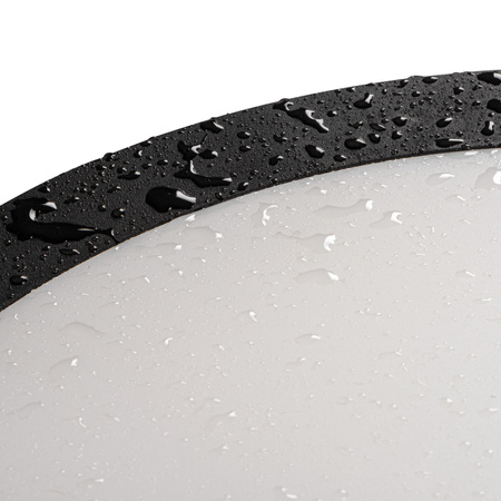 Plafond LED-Deckenleuchte BENO ECO 40W CCT IP65 Schwarz Rund KANLUX