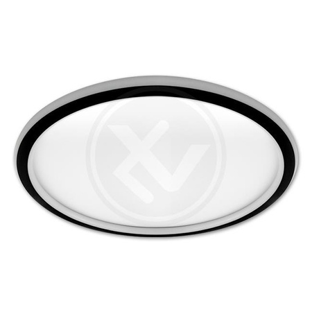 PLAFON LED Kronleuchter Deckenleuchte 66W 3000K-6500K schwarz + Fernbedienung