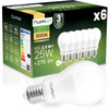 6x LED-Lampe E27 A60 2.5W = 25W 275lm 3000K warmweiß 260° LUMILED