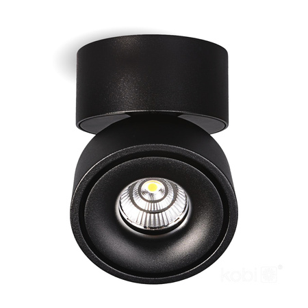 LED-Deckenstrahler 13,5W 850lm 3000K Warm Dimmbar CRI90 Schwarz Lahti Kobi