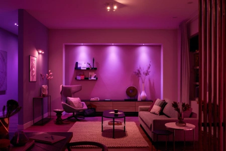 Philips HUE Weiß und Farbe Ambiance Lampe Argenta 4x4.2W Bluetooth Zigbee