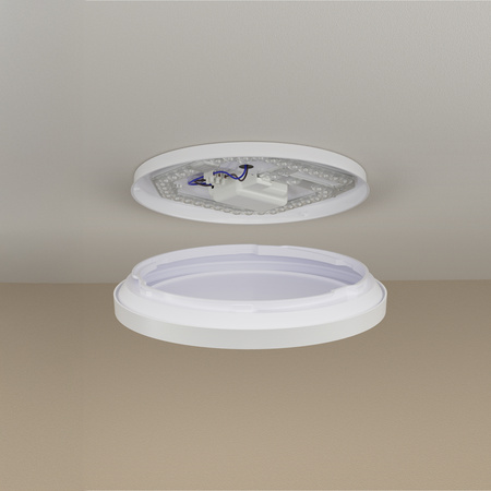 LED Plafond Deckenlampe 20W 2000lm 2700K Warm Star Effekt Moire CL200 Philips