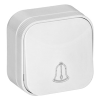 Türklingeltaster für Aufputzmontage IP20 ORNO WEISS