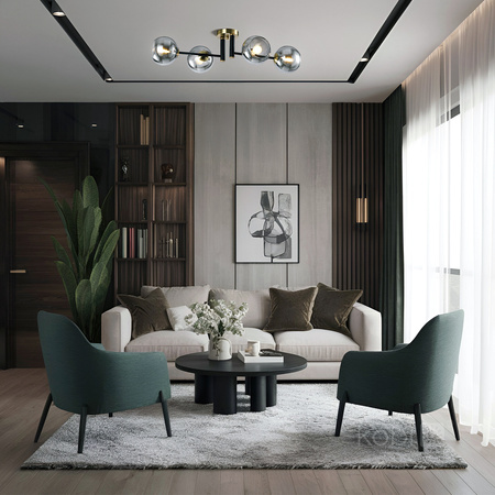 E14 Gold Schwarz Elegance Kobi Dekorative Deckenleuchte