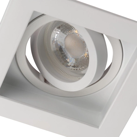 ARET GU10/GU5.3 Deckeneinbauleuchte Square Movable Weiß KANLUX