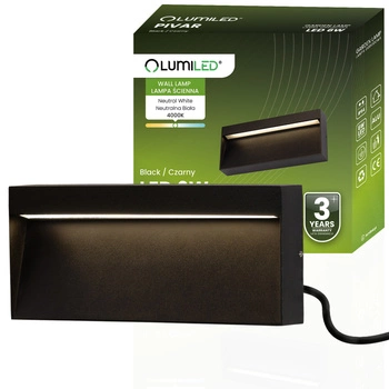 Wandleuchte Außen, Garten-Wandleuchte IP54 6W PIVAR LUMILED