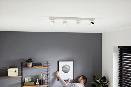 LED STAR Deckenleuchte 4x 4.5W 2700K Dimmbarer Reflektor Leuchte Beweglich Weiß PHILIPS