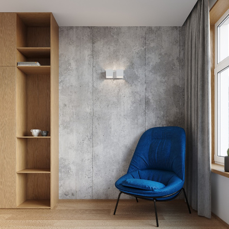 LED QUAD Wandleuchte 2xG9Wandleuchte Top Down Weiß SOLLUX