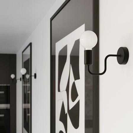 Deckenleuchte VECTOR 8xE27 Kronleuchter Schwarz Industrial SOLLUX