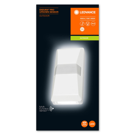 LED-AUSSENLEUCHTE Weiß 10W 4000K 1000lm Sensor ENDURA PRO LEDVANCE