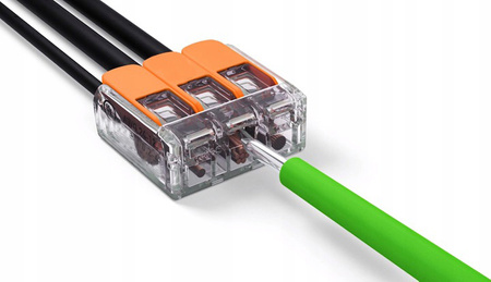 Installationsverbinder Schnellverbinder für KABELtyp WIRE LINE 3x 4,0mm