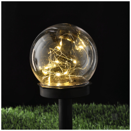 Solar Garten Pole Outdoor Stehend LED 3000K Warm IP44 Weiß Glam Kobi