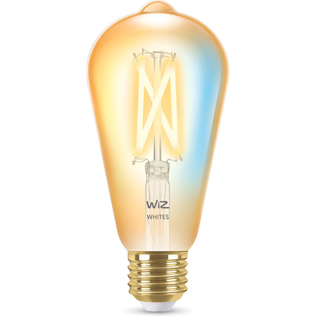 LED-Glühbirne E27 ST64 7W = 50W Glühfaden Amber SMART WiFi WiZ