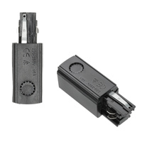 Stromversorgung für 3-Phasen-Sammelschiene Rechtsseitige Stromversorgung Schwarz Kobi