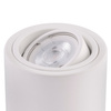 Aufbauleuchte HALOGEN Aluminium Weiß SPOT TUBE 10cm für LED GU10 Bellalux