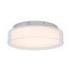 Deckenleuchte PAN LED S 8173 Nowodvorski Chrom+Glas 12W 4000K IP44 Moderne Deckenleuchte