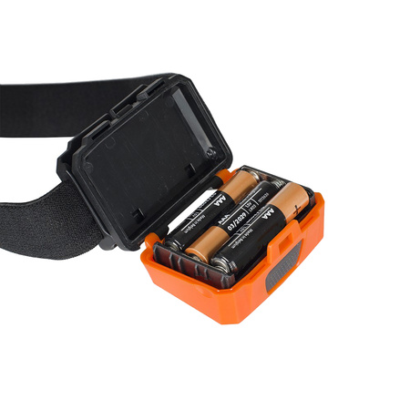 COB LED Akku-Stirnlampe 3W 250lm 3x AAA LEISTUNGSFÄHIGE Lampe LB0196 LIBOX