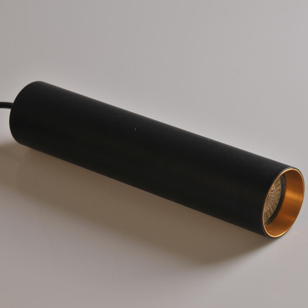 Stromschienen-Kit 1-Phasen-Schiene + 3x GU10 Reflektor Schwarz MARIBEL Sanico Goldlux