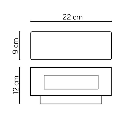 Außengartenlampe Wandlampe Zen ZN-K100 E27 Su-Ma