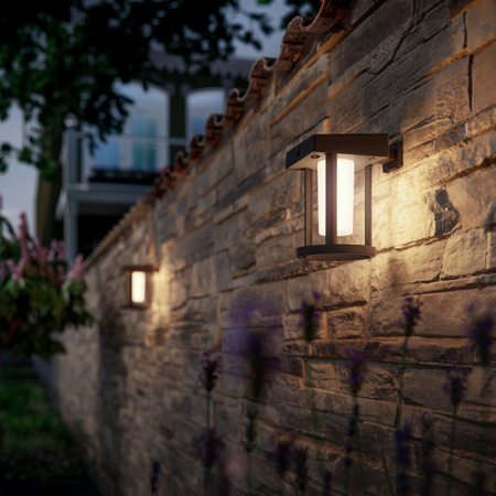 LED Solar Wandleuchte CAMILL 1.4W 3000K IP44 Dämmerungssensor PHILIPS