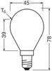 LED Lampen P45 E14 4.2W = 40W 470lm 2700K Warmweiß FILAMENT DIMMABLE LEDVANCE