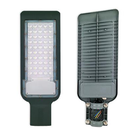 LED-Straßenlampe QR 50W IP65 5000K 5000lm Grau