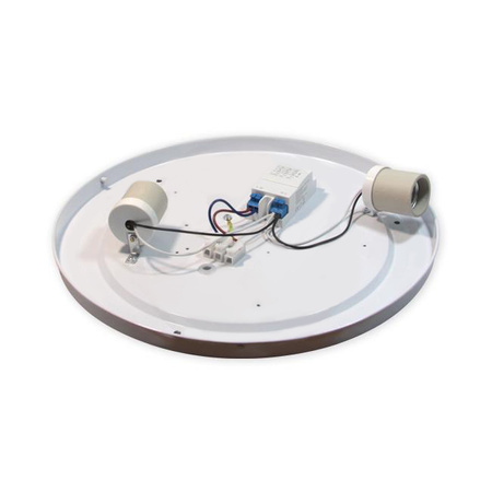 LED-Deckenleuchte 2xE27 mit Mikrowellensensor SOLEN rund schwarz