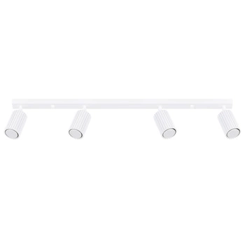 Tuba Spot Reflektor Deckenleuchte 4x GU10 Weiß Carbon Deep Space SL.1546 Sollux