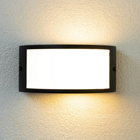 Gartenlampe Wandlampe TOLA E27 IP44 Schwarz