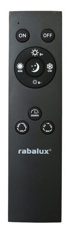 LED-Gartendeckenleuchte für den Außenbereich INVERNESS 15W CCT DIM IP44 WLAN Runde Deckenleuchte Weiß und Schwarz RABALUX