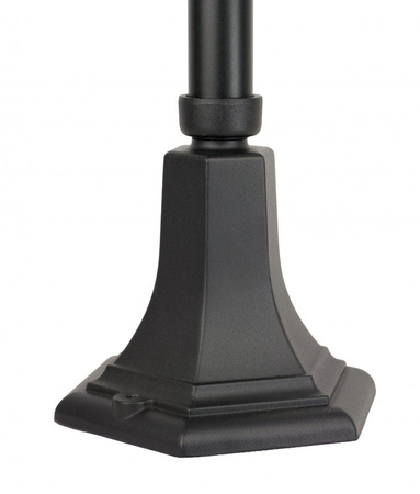 Gartenlaternenlaterne für den Außenbereich E27 Buntglas K 5002/3 N 80 cm schwarz Su-Ma