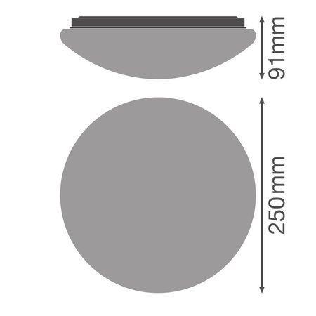 LED Deckenleuchte Plafon 13W 4000K Decke Essential 25cm LEDVANCE